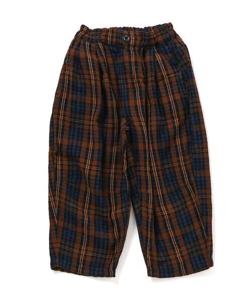 BREEZE（ブリーズ）の「【ジュニア対応】ワイドタックパンツ（その他パンツ・キッズ・ブラック/カーキ/イエロー/ミント/インディゴブルー/チェック/キャメル/ピンク・90/100/110/140/120/130/150）」の20枚目の写真