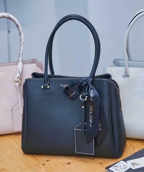 JILL by JILL STUART(ジルバイジルスチュアート)の「◇SVPスカーフトートバッグ(トートバッグ・レディース・グレー/ブラック/ピンク・FREE)」の16枚目の写真