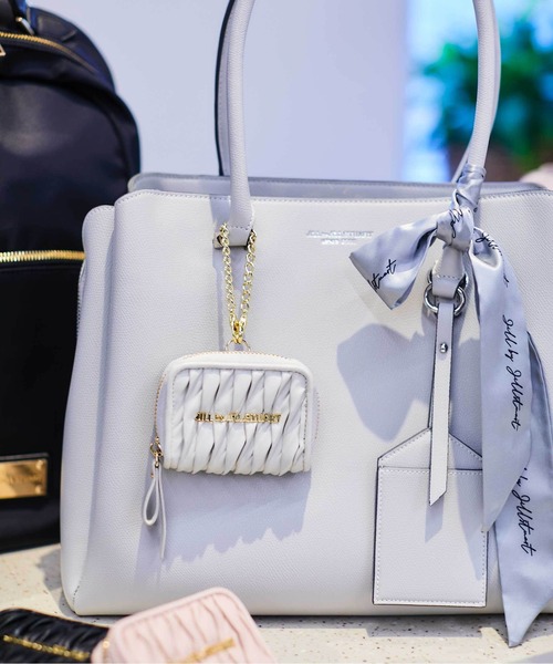 JILL by JILL STUART(ジルバイジルスチュアート)の「◇SVPスカーフトートバッグ(トートバッグ・レディース・グレー/ブラック/ピンク・FREE)」の9枚目の写真