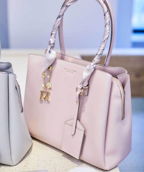 JILL by JILL STUART(ジルバイジルスチュアート)の「◇SVPスカーフトートバッグ(トートバッグ・レディース・グレー/ブラック/ピンク・FREE)」の13枚目の写真