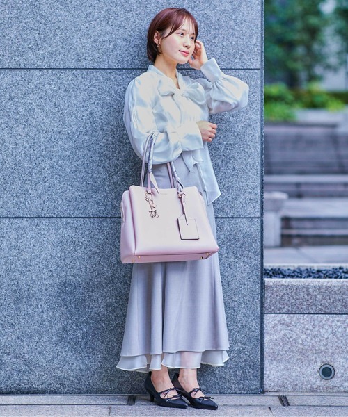 JILL by JILL STUART(ジルバイジルスチュアート)の「◇SVPスカーフトートバッグ(トートバッグ・レディース・グレー/ブラック/ピンク・FREE)」の10枚目の写真