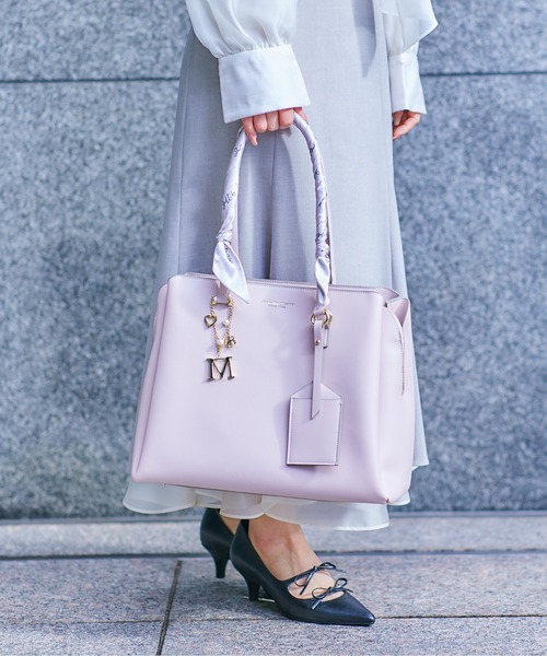 JILL by JILL STUART(ジルバイジルスチュアート)の「◇SVPスカーフトートバッグ(トートバッグ・レディース・グレー/ブラック/ピンク・FREE)」の12枚目の写真