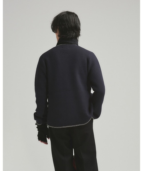 BED J.W. FORD(ベッドフォード)の「C(カーディガン/ボレロ・メンズ・ブラウン/ブルー/ブラック・1/2)」の5枚目の写真