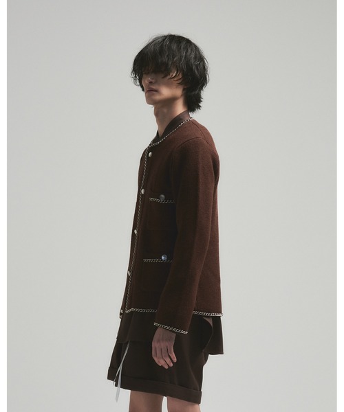 BED J.W. FORD(ベッドフォード)の「C(カーディガン/ボレロ・メンズ・ブラウン/ブルー/ブラック・1/2)」の8枚目の写真