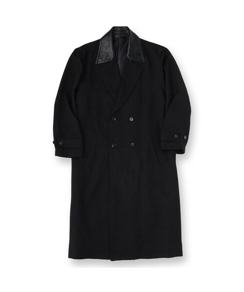 tk.TAKEO KIKUCHI（ティーケータケオキクチ）の「ツイードダブルオーバーコート（チェスターコート・メンズ・ブラック系6/ブラック・03/02/01）」の5枚目の写真