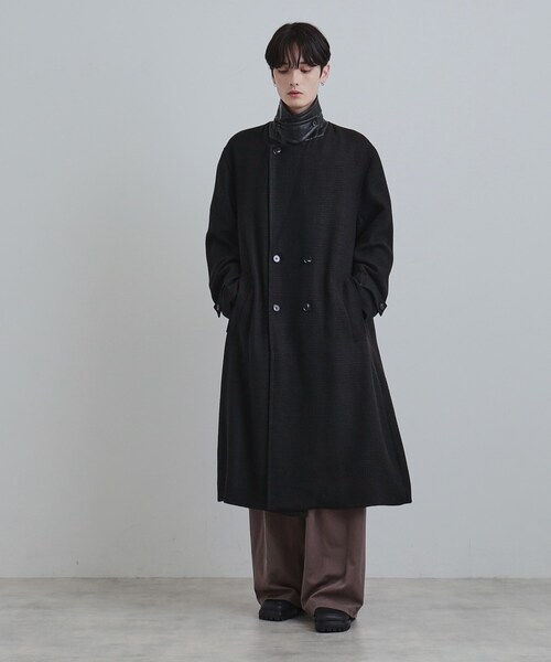 ツイードダブルオーバーコート（チェスターコート）｜tk.TAKEO KIKUCHI