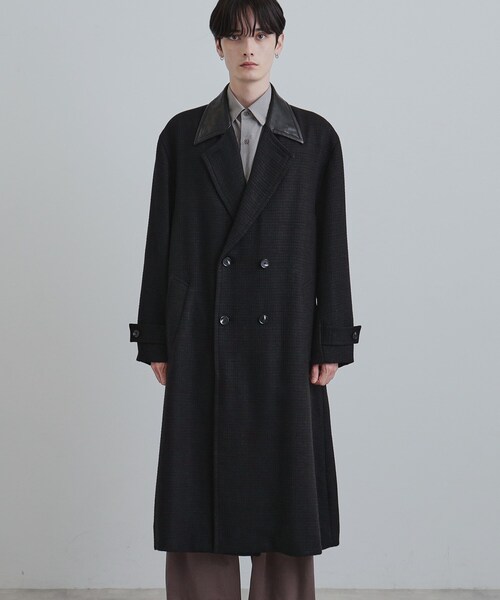 タケオキクチ　40ct525ハリスツイードコート タケオキクチ40ct525ハリスツイードコート