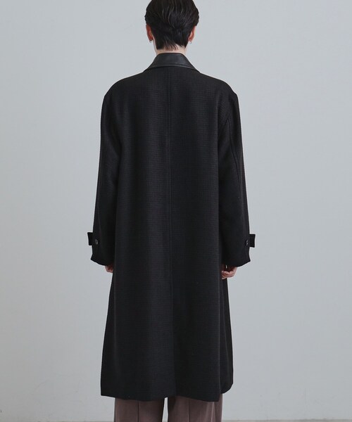 tk.TAKEO KIKUCHI（ティーケータケオキクチ）の「ツイードダブルオーバーコート（チェスターコート・メンズ・ブラック系6/ブラック・03/02/01）」の21枚目の写真