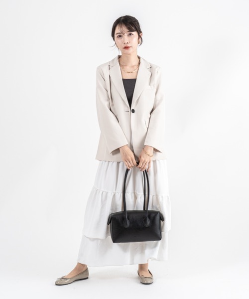 ADD CULUMN(アドカラム)の「【ADD CULUMN/アドカラム】ボストントートバッグ LOP BOSTON M(ショルダーバッグ・レディース・ブラック/ラベンダー・FREE)」の11枚目の写真