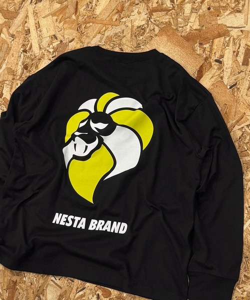 NESTA BRAND(ネスタブランド)の「【NESTA BRAND/ネスタブランド】オーバーサイズ ロンT 長袖 Tシャツ(Tシャツ/カットソー・キッズ・ホワイト系その他/チャコール/ネイビー/オフホワイト/杢グレー/ダークグリーン/ブラック系その他/ブラック・110/120/130/140/150/160)」の4枚目の写真