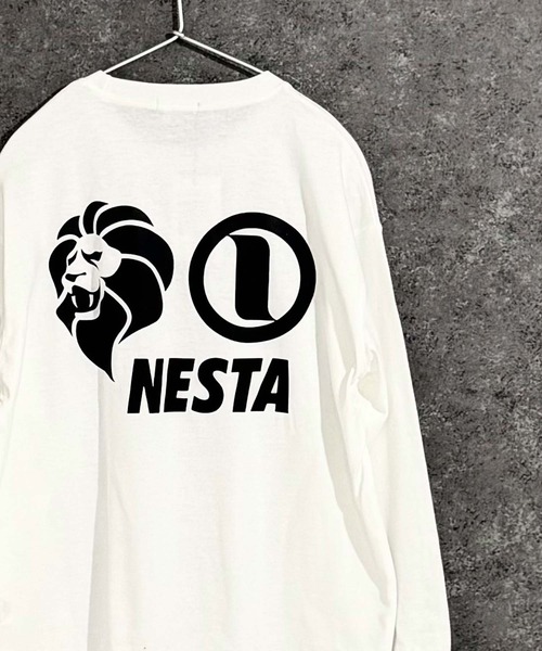 NESTA BRAND(ネスタブランド)の「【NESTA BRAND/ネスタブランド】オーバーサイズ ロンT 長袖 Tシャツ(Tシャツ/カットソー・キッズ・ホワイト系その他/チャコール/ネイビー/オフホワイト/杢グレー/ダークグリーン/ブラック系その他/ブラック・110/120/130/140/150/160)」の13枚目の写真
