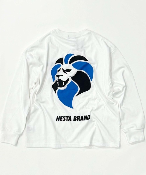 NESTA BRAND(ネスタブランド)の「【NESTA BRAND/ネスタブランド】オーバーサイズ ロンT 長袖 Tシャツ(Tシャツ/カットソー・キッズ・ホワイト系その他/チャコール/ネイビー/オフホワイト/杢グレー/ダークグリーン/ブラック系その他/ブラック・110/120/130/140/150/160)」の17枚目の写真