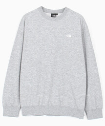国内未発売✨ノースフェイス ヴィンテージ加工スウェット グレー Ｍ THE NORTH FACE トレーナー スウェット 国内未発売 FACE(ザ