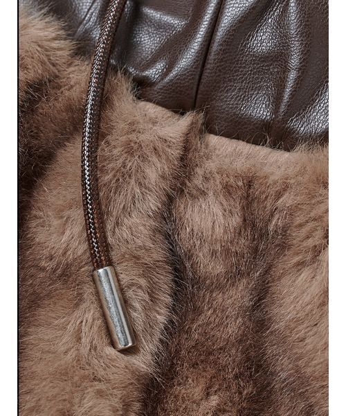 SORIN（ソリン　）の「Fake Mink Skirt Belt/フェイクミンクスカートベルト（スカート・レディース・ブラック/モカ・F）」の11枚目の写真