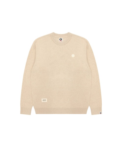 AAPE BY A BATHING APE（エーエイプバイアベイシングエイプ）の「AAPE NOW KNIT（ニット/セーター・メンズ・イエロー/ベージュ系その他5/ブラック・MEDIUM/SMALL/LARGE/X-LARGE）」の3枚目の写真