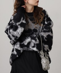 Naive magic | NAIVE MAGIC WジャガードフラワーCNニット(ニット/セーター)