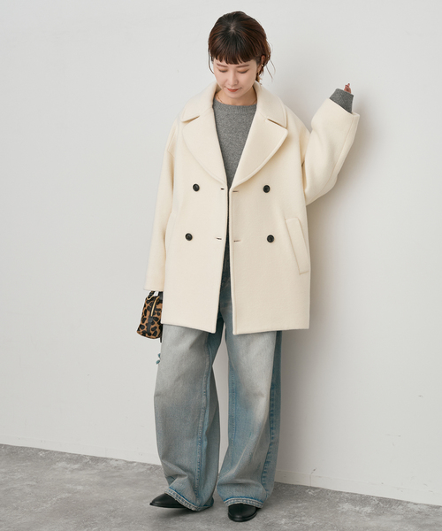 Spick & Span(スピックアンドスパン)の「《追加》TICCA / ティッカ ピーコート(ピーコート・レディース・ホワイト系その他・FREE)」の21枚目の写真