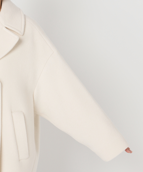 Spick & Span(スピックアンドスパン)の「《追加》TICCA / ティッカ ピーコート(ピーコート・レディース・ホワイト系その他・FREE)」の9枚目の写真