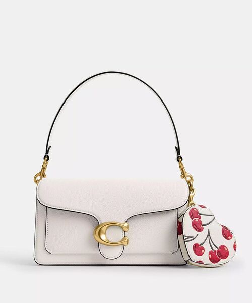 COACH（コーチ）の「ボックスド ハート コイン パース・チェリー プリント（コインケース・レディース・ホワイト系その他・ONE）」の3枚目の写真