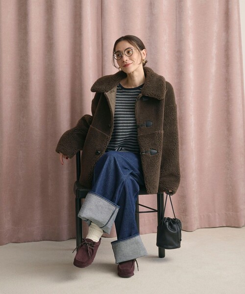 セール】＜Clarks Originals＞ワラビーブーツ パープル GORE-TEX