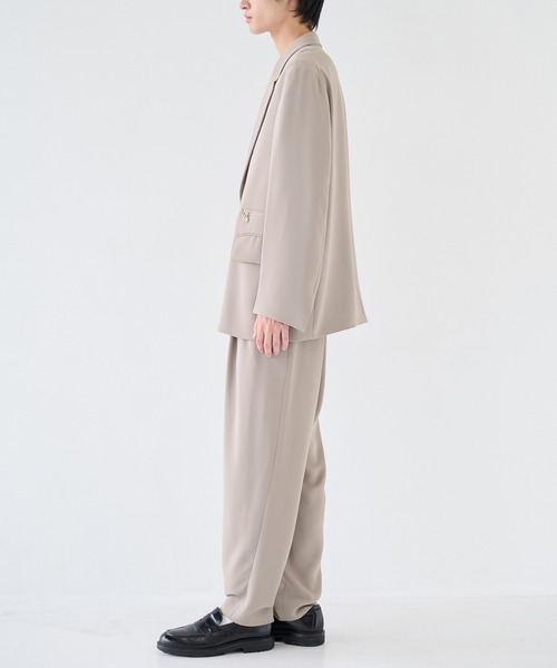 CULLNI（クルニ）の「【CULLNI】別注 SLACKS（スラックス・メンズ・ネイビー/モカ/ブラック・2/1）」の8枚目の写真