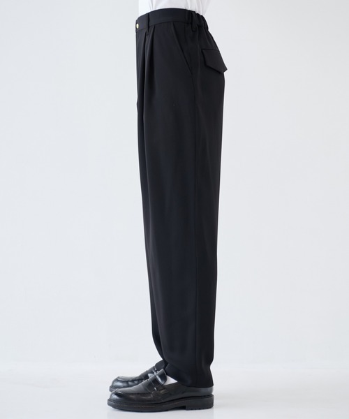 【美品】CULLNI クルニ 19ss スラックス ベルト パンツ 黒 セール】【CULLNI】別注 SLACKS（スラックス）｜CULLNI（クルニ）の
