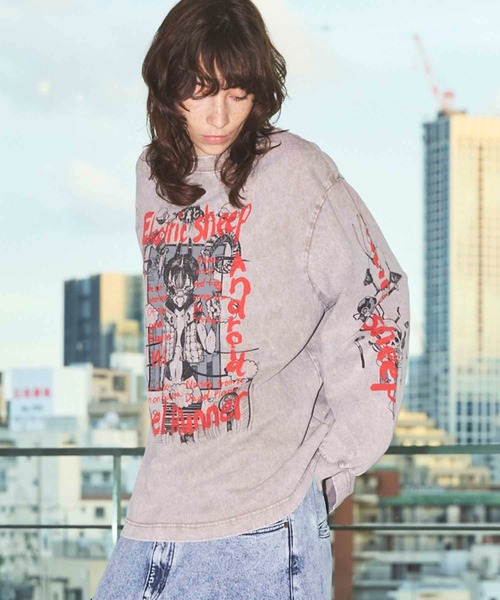 【MAISON SPECIAL】 アーティストコラボ long sleeve T UNISEX》Artist Graphical Embroidery Prime-Over Crew Neck Long