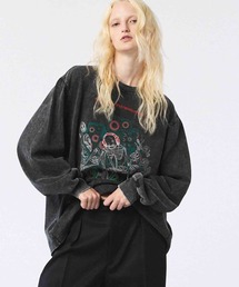 MAISON SPECIAL メゾンスペシャル　長袖カットソー MAISON SPECIAL（メゾンスペシャル）の「Rhinestone Skin Top