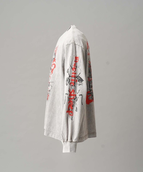 MAISON SPECIAL(メゾンスペシャル)の「《UNISEX》Artist Graphical Embroidery Prime-Over Crew Neck Long Sleeve T-Shirt/アーティストグラフィカルエンブロイダリープライムオーバークルーネックロングスリーブティーシャツ【MAISON SPECIAL/メゾンスペシャル】(Tシャツ/カットソー・メンズ・その他1/その他2/その他3/その他5/その他6/その他4・0/1/2)」の22枚目の写真