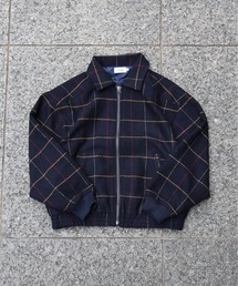 ATELANE（アテレーン）の「ATELANE / ツイードチェックボンバージャケット（ブルゾン）」