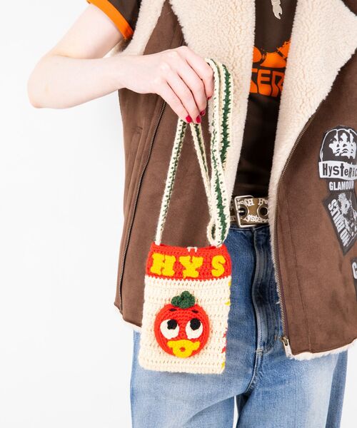 手編みミニサコッシュ（トートバッグ）｜HYSTERIC GLAMOUR