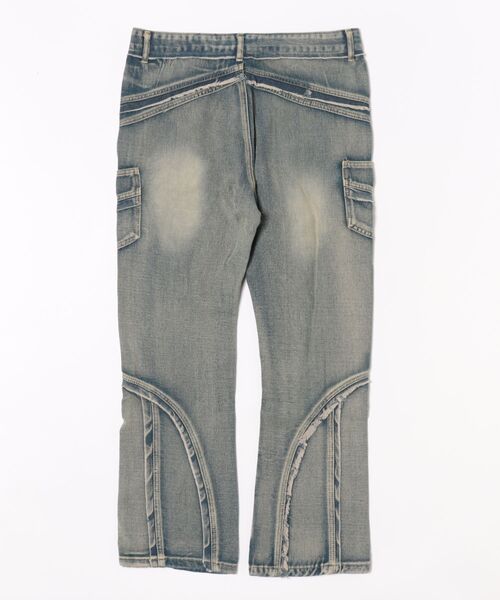 VIBGYOR(ヴィブジョー)の「ワイドシルエット デニムパンツ(BL)(デニムパンツ・メンズ・ブルー・LARGE/MEDIUM)」の5枚目の写真