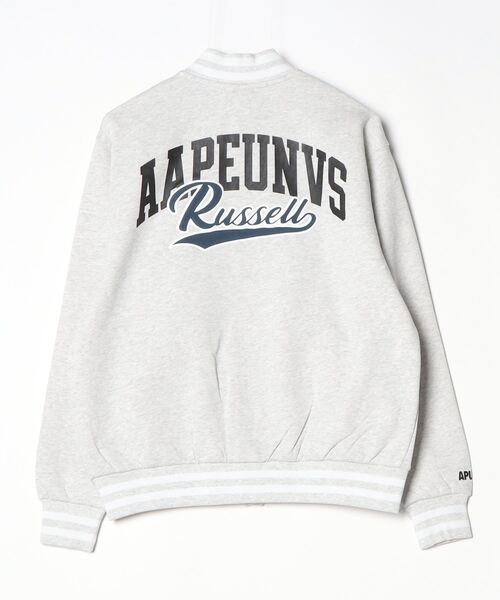AAPE X RUSSELL ATHLETIC FW25 VARSITY JACKET | AAPE.JP