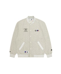 AAPE X RUSSELL ATHLETIC FW25 VARSITY JACKET
