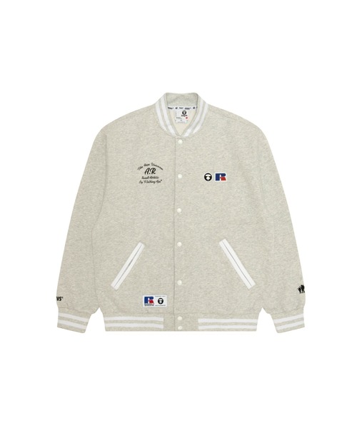 AAPE × RUSSELL ATHLETIC FW25 VARSITY JACKET（スウェット）｜AAPE BY