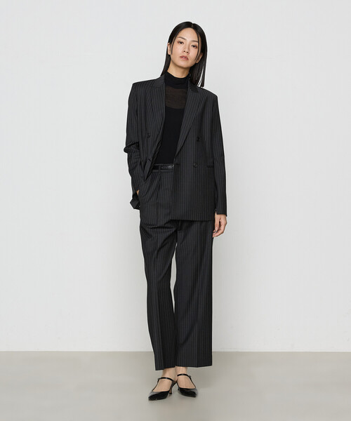 COMME CA（コムサ）の「強撚SZ天竺スーパーソフト プルオーバー（Tシャツ/カットソー・レディース・ブラック・11号/9号）」の6枚目の写真