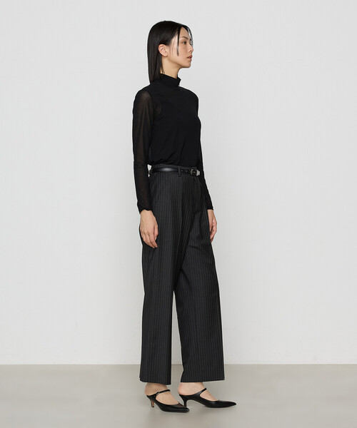 COMME CA（コムサ）の「強撚SZ天竺スーパーソフト プルオーバー（Tシャツ/カットソー・レディース・ブラック・11号/9号）」の7枚目の写真