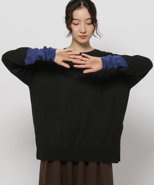 ニコアンド Misayo配色ドルプルオーバー グレー&ブルーセット niko and  ニコアンド Misayo リメイク プルオーバー - メルカリ