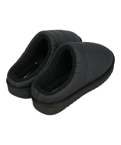 ORiental TRaffic（オリエンタルトラフィック）の「＼ 軽量 あったかい ／ スリッポン パデット 裏起毛 サボ モックシューズ /55303（スリッポン・レディース・ブラック/シルバー・S/LL/L/M）」の9枚目の写真