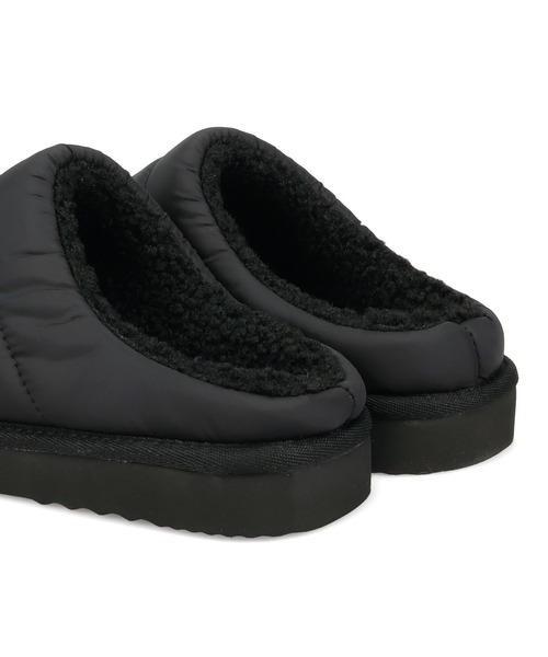 ORiental TRaffic（オリエンタルトラフィック）の「＼ 軽量 あったかい ／ スリッポン パデット 裏起毛 サボ モックシューズ /55303（スリッポン・レディース・ブラック/シルバー・S/LL/L/M）」の11枚目の写真