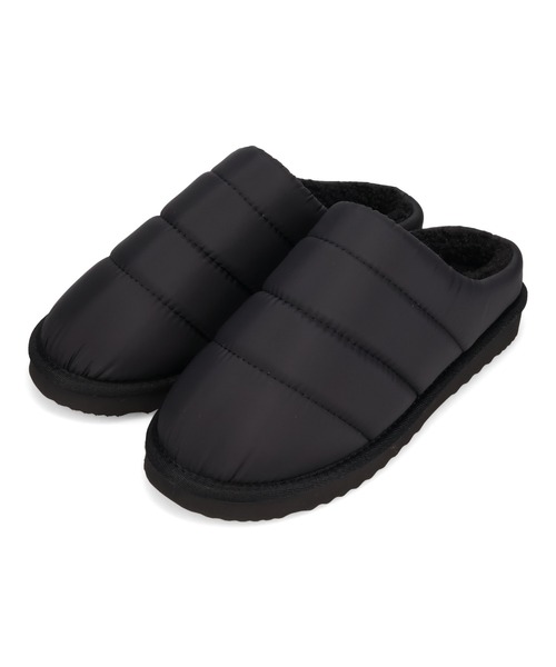 ORiental TRaffic（オリエンタルトラフィック）の「＼ 軽量 あったかい ／ スリッポン パデット 裏起毛 サボ モックシューズ /55303（スリッポン・レディース・ブラック/シルバー・S/LL/L/M）」の15枚目の写真