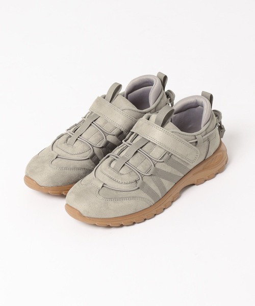 GLOBAL WORK（グローバルワーク）の「エアかるクッションコードスニーカー/595813（スニーカー・レディース・ベージュ/ブラック/グレー/オフホワイト・MEDIUM/LARGE）」の4枚目の写真