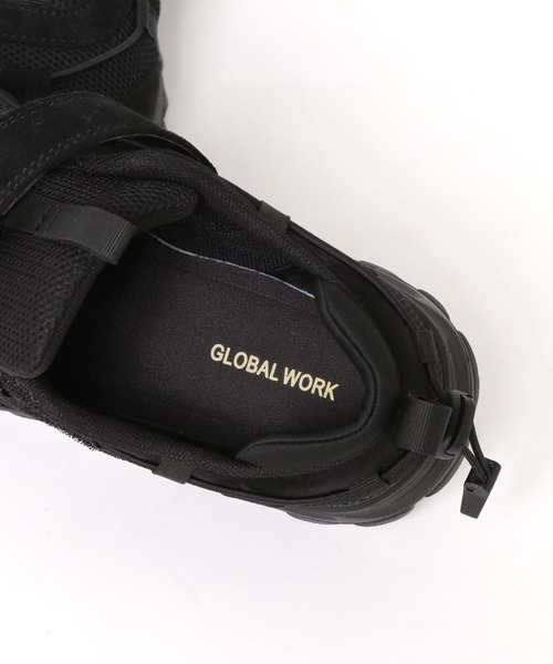 GLOBAL WORK（グローバルワーク）の「エアかるクッションコードスニーカー/595813（スニーカー・レディース・ベージュ/ブラック/グレー/オフホワイト・MEDIUM/LARGE）」の13枚目の写真