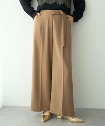 YECCA VECCA | 金釦アクセントベルトワイドパンツ(その他パンツ)