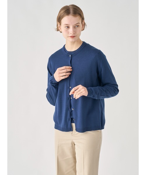 クルーネック長袖ニットカーディガン（カーディガン/ボレロ）｜JOHN