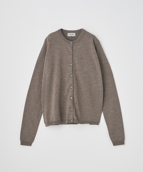 クルーネック長袖ニットカーディガン（カーディガン/ボレロ）｜JOHN