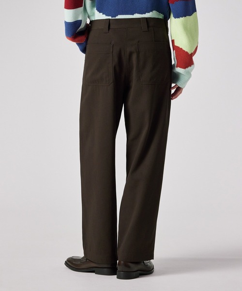 PS Paul Smith（ピーエスポールスミス）の「ハイツイストコットン ワイドストレートパンツ / 252122 1822（その他パンツ・メンズ・ブラック/ブラウン・SMALL/MEDIUM/LARGE/X-LARGE/XX-LARGE）」の13枚目の写真