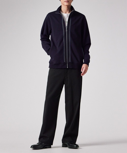 PS Paul Smith（ピーエスポールスミス）の「ハイツイストコットン ワイドストレートパンツ / 252122 1822（その他パンツ・メンズ・ブラック/ブラウン・SMALL/MEDIUM/LARGE/X-LARGE/XX-LARGE）」の7枚目の写真