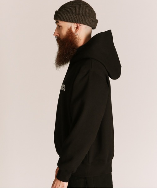 schott(ショット)の「Schott/ショット/B.S HOODED SWEAT/ブラックシープ スウェット パーカー(パーカー・メンズ・チャコールグレー/ホワイト・M/L/XL)」の3枚目の写真