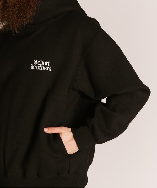 Schott/ショット/B.S HOODED SWEAT/ブラックシープ スウェット